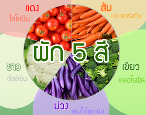 “ประโยชน์” ของผัก 5 สี